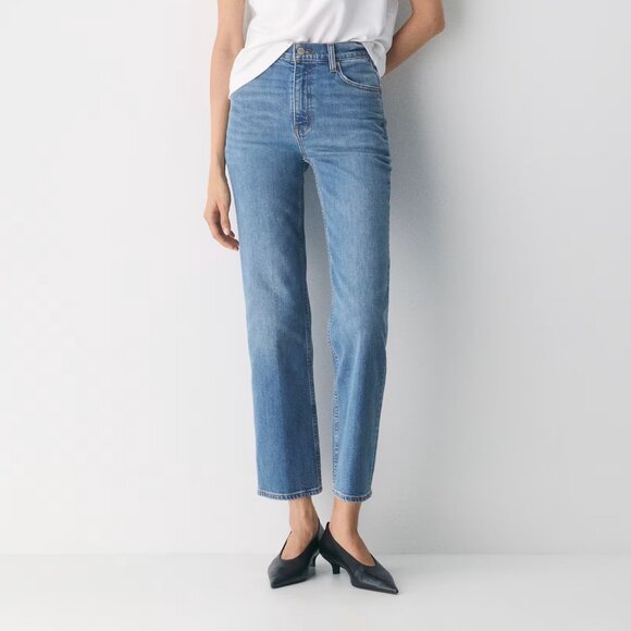 Denim Forum Denim - Denim Forum The Arlo High-Rise Straight Jeans Size 28